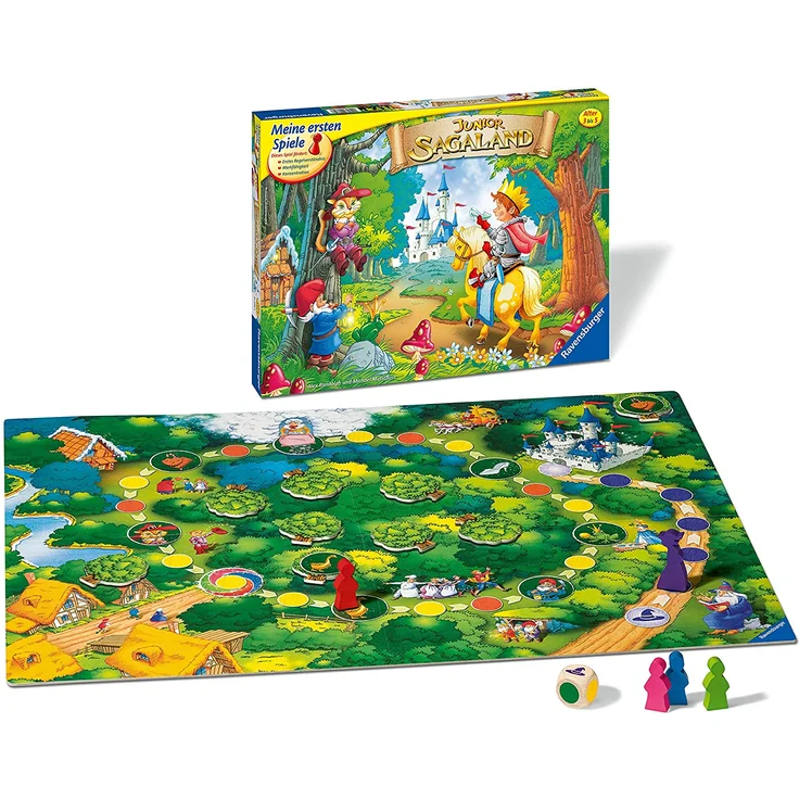 Ravensburger 21372 erstes Sagaland-Lustige Kinderspiele – Bild 5