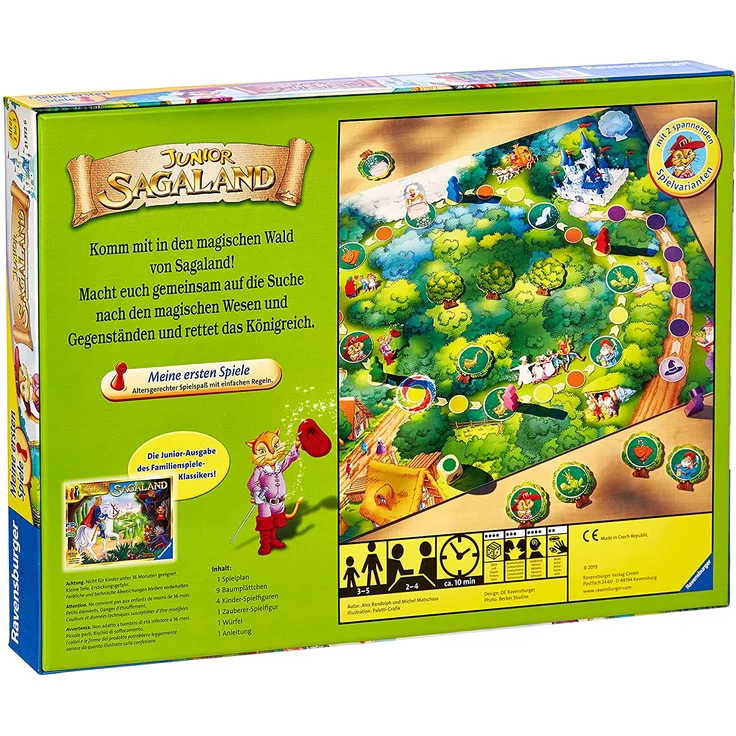 Ravensburger 21372 erstes Sagaland-Lustige Kinderspiele – Bild 2