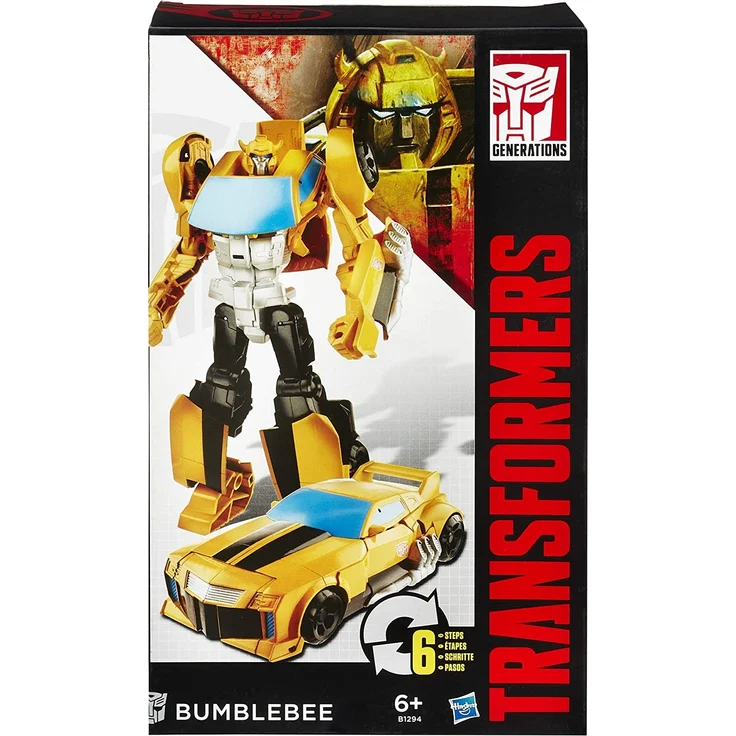 Transformers Bumblebee Action-Figur – zeitlose Figur in großem Format, verwandelt sich in ein gelbes Auto – Spielzeug für Kinder ab 6 Jahren, 28 cm – Bild 3