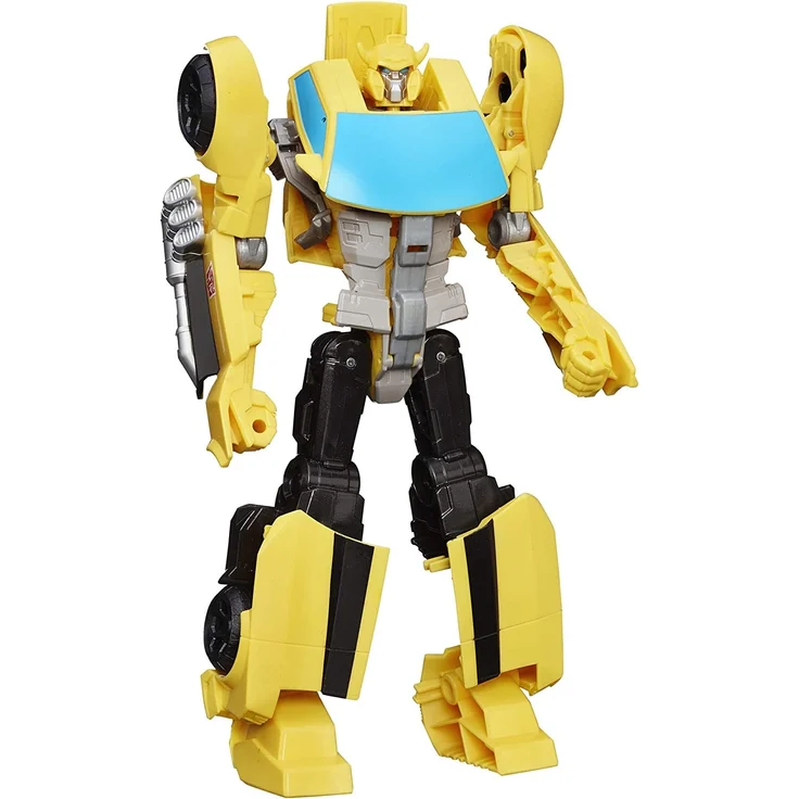 Transformers Bumblebee Action-Figur – zeitlose Figur in großem Format, verwandelt sich in ein gelbes Auto – Spielzeug für Kinder ab 6 Jahren, 28 cm – Bild 1