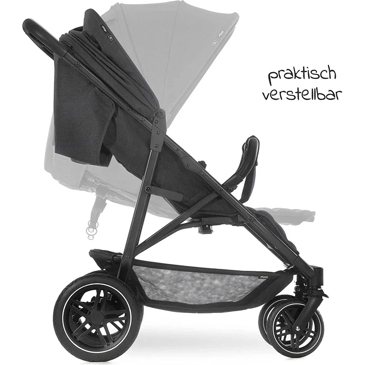 Hauck Uptown Duo Zwillingsbuggy Melange Black – Bild 3