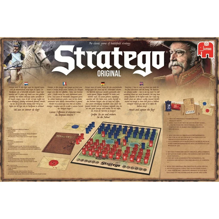 Jumbo 'Stratego Original' Brettspiel, ab 8 Jahren, 2 Spieler – Bild 8