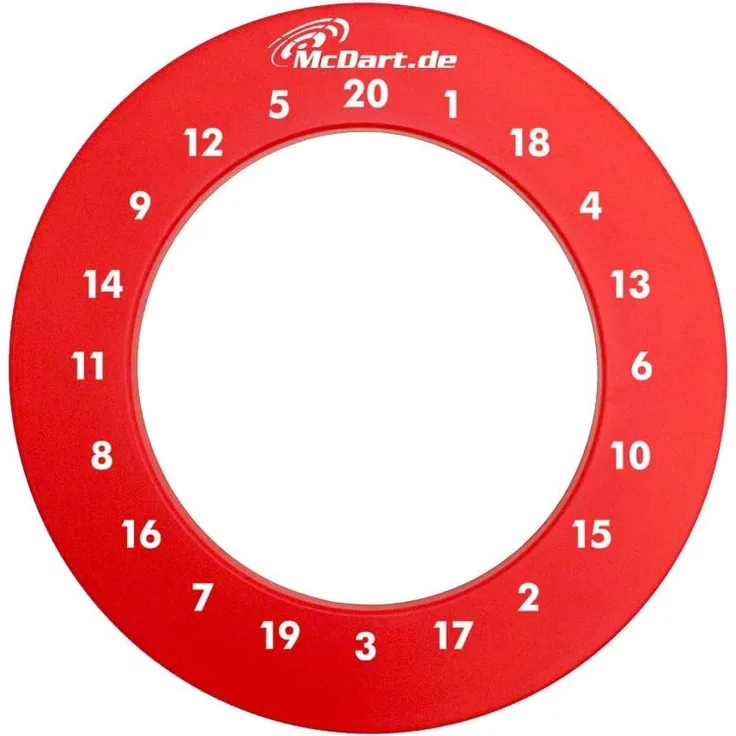 McDart HD Zahlen Surround (Rot)