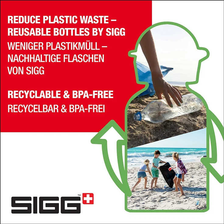 SIGG Trinkflasche Kids Bottles 0. 3 l Dschungelzug – Bild 5