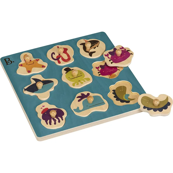 B. Underwater Puzzle - Holz- Steck-Puzzle für die Kleinsten