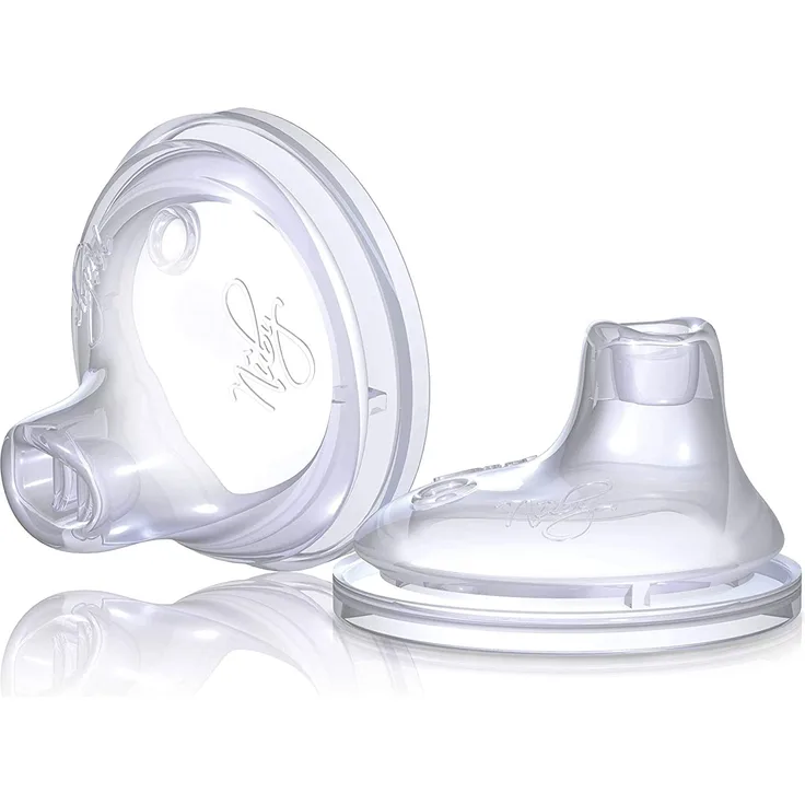 Nûby ID0019 Auslaufsichere Trinktülle, 6 Monate, transparent