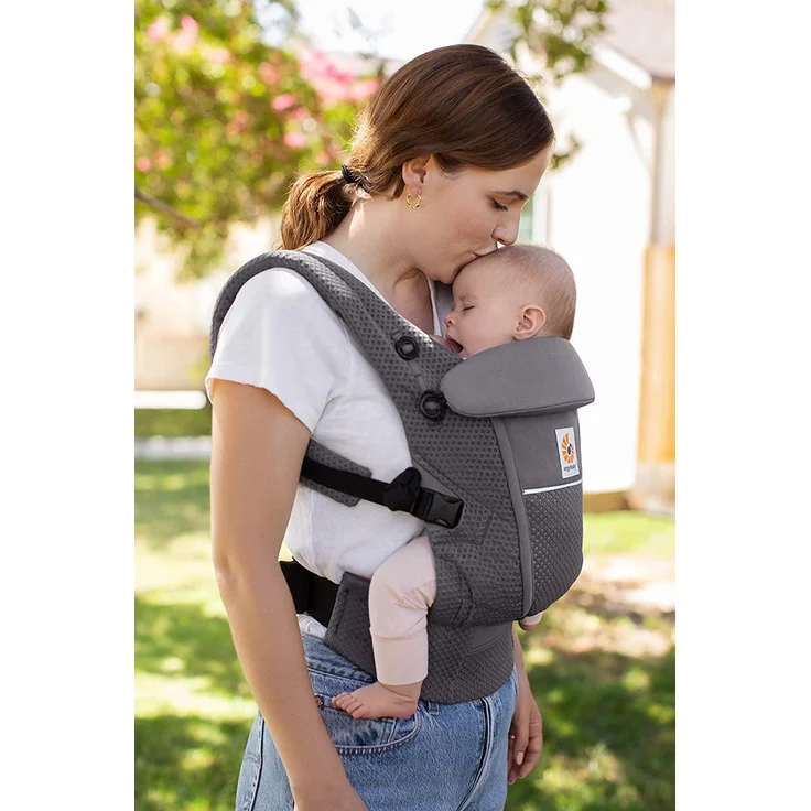 Ergobaby Adapt Softflex Mesh Babytrage Graphite Grey – Bild 4