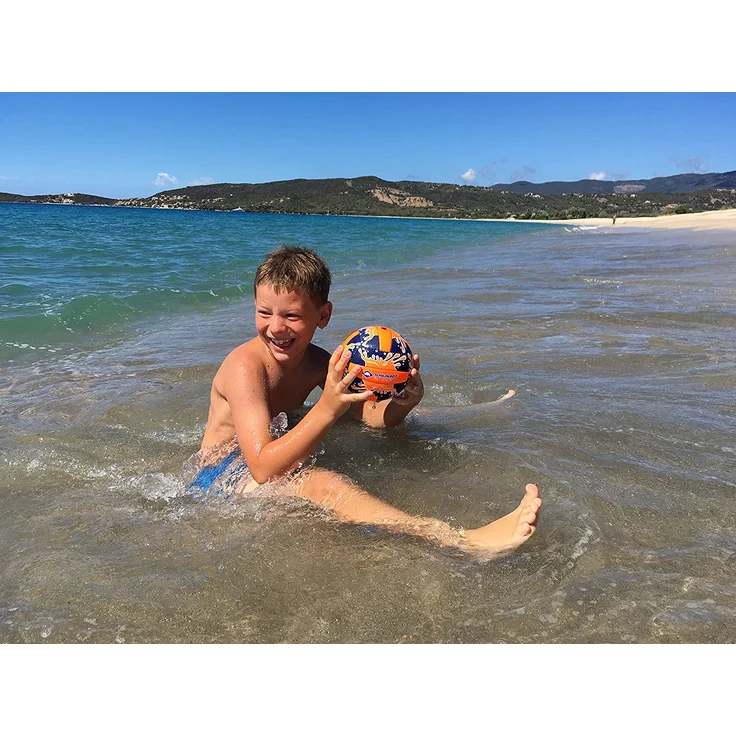Schildkröt Funsports Neopren Mini-Beachvolleyball GR. 2 Ø 15cm, Kleiner Volleyball, 970274 Ball, orange/Blau, 2 - Preisvergleich – Bild 6