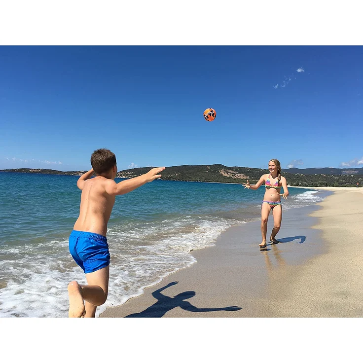 Schildkröt Funsports Neopren Mini-Beachvolleyball GR. 2 Ø 15cm, Kleiner Volleyball, 970274 Ball, orange/Blau, 2 - Preisvergleich – Bild 5