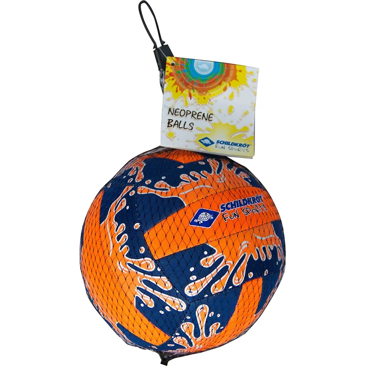 Schildkröt Funsports Neopren Mini-Beachvolleyball GR. 2 Ø 15cm, Kleiner Volleyball, 970274 Ball, orange/Blau, 2 - Preisvergleich – Bild 4