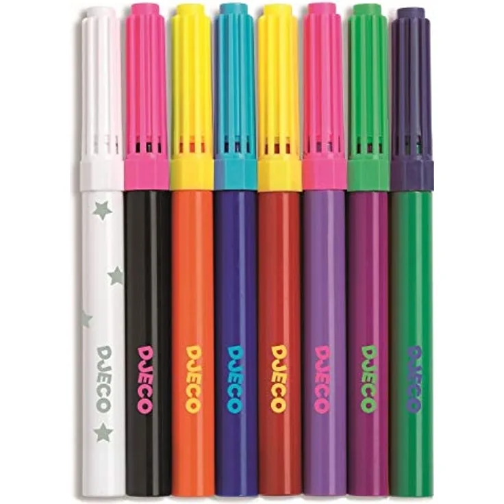 Djeco DJ08827 Farben: 10 Pinsel Filzstifte