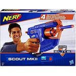 Hasbro Nerf N-Strike Elite Scout MKII, Spielzeugblaster mit integrierter Rotationstrommel