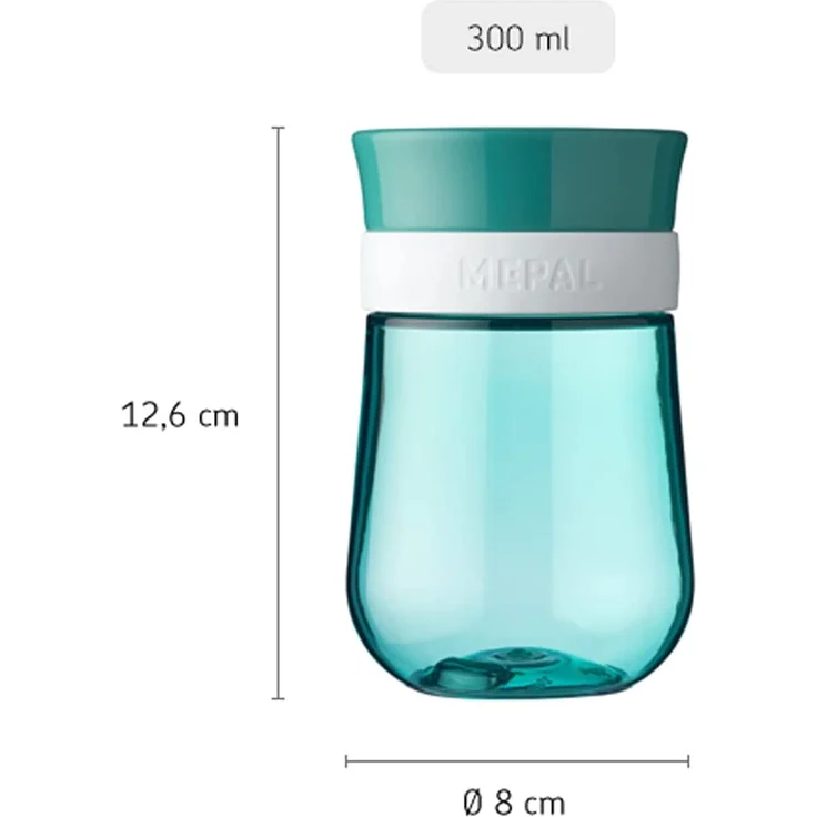 Trinklernbecher 360° mio 300ml deep turquoise – Bild 5