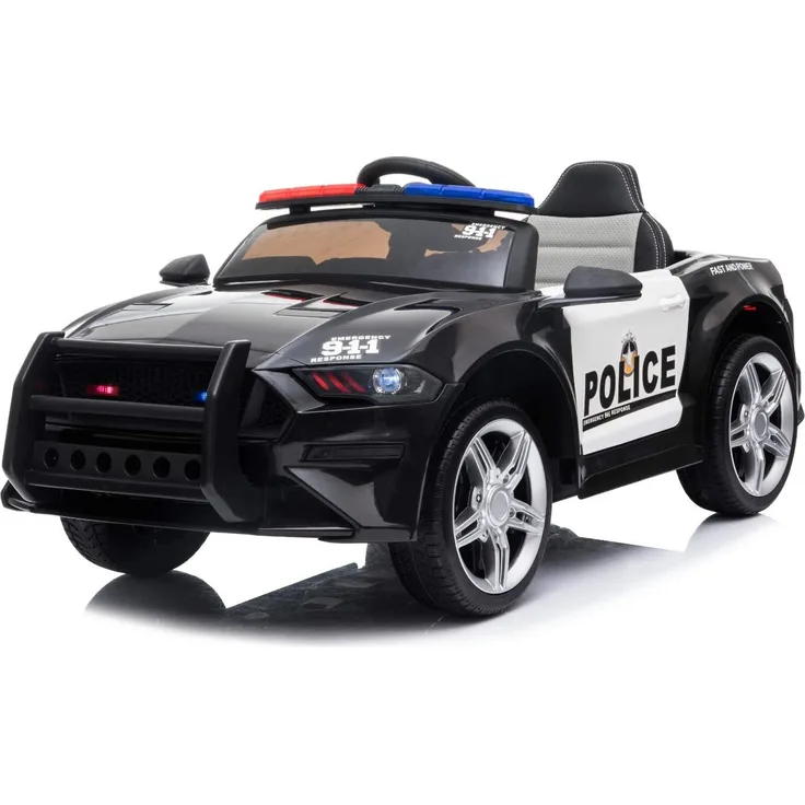 Kinder Elektroauto, Kinderauto "Polizei Design -07" - 12V4,5AH Akku, 2,4Ghz Ferngesteuert, MP3