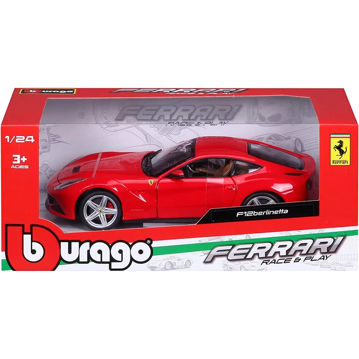 Bburago 26007R - Ferrari F12 Berlinetta (Sortiment von roten und gelben) – Bild 7
