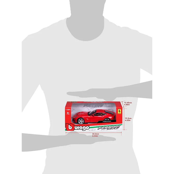 Bburago 26007R - Ferrari F12 Berlinetta (Sortiment von roten und gelben) – Bild 8
