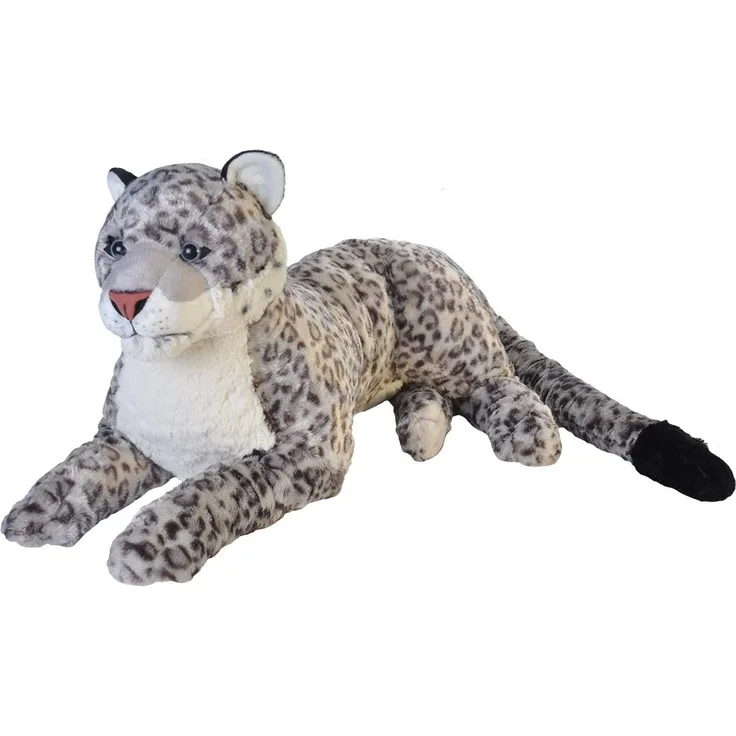 Wild Republic - 19551 - Cuddlekins Jumbo Schneeleopard Plüschtier - 76 cm