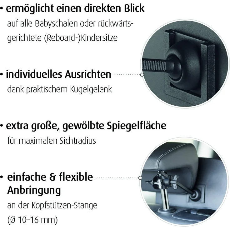 Reer Auto-Sicherheitsspiegel – Bild 5