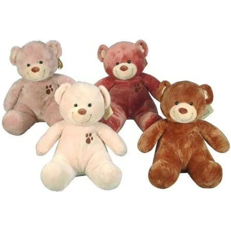 Simba 105812023 - Nicotoy Plüsch Bär, 4-sortiert