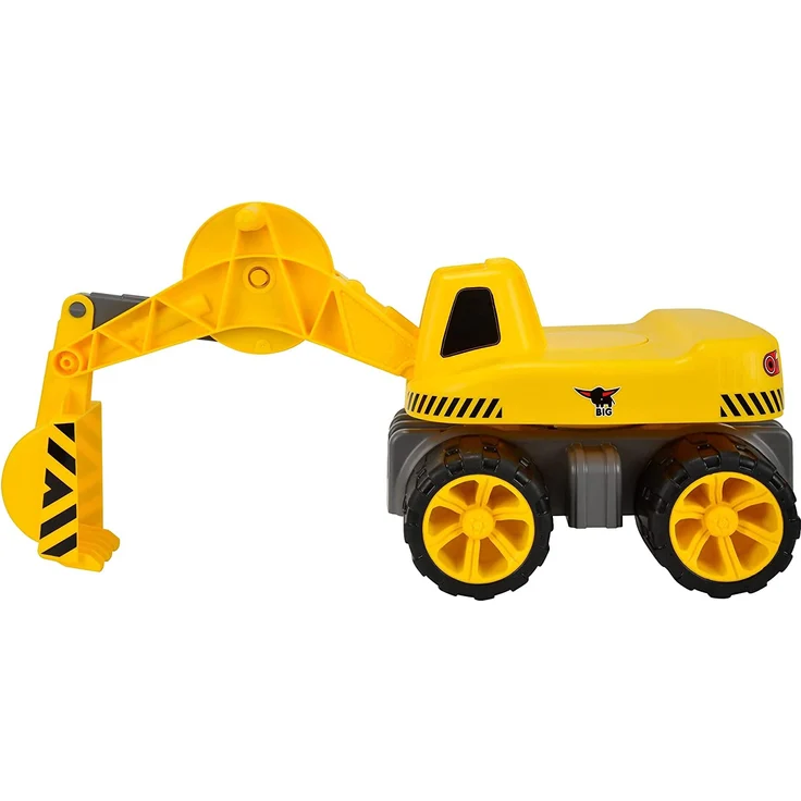 BIG - Power-Worker Maxi-Digger - Kinderfahrzeug, geeignet als Sandspielzeug und für das Kinderzimmer, Baggerfahrzeug zum Sitzen bis 50 kg, für Kinder ab 3 Jahren – Bild 2