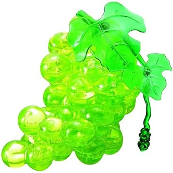 3D Crystal Puzzle - Trauben Grün