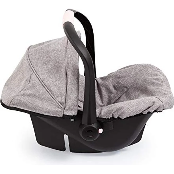 Bayer Design 67910AA Puppen-Autositz EasyGo, Puppenzubehör, passend zu Vario-Puppenwagen, mit Abdeckung, grau mit Krone – Bild 2