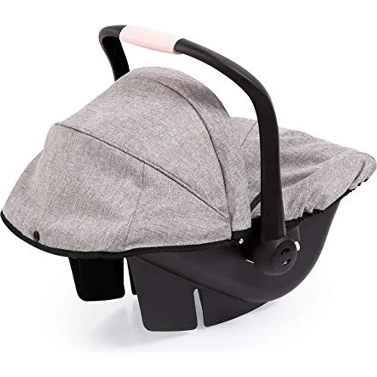 Bayer Design 67910AA Puppen-Autositz EasyGo, Puppenzubehör, passend zu Vario-Puppenwagen, mit Abdeckung, grau mit Krone – Bild 6