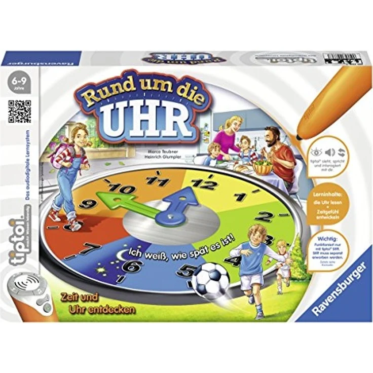 Ravensburger tiptoi Lernspiel Rund um die Uhr - 00736 / Spielend einfach die Uhr lesen und verstehen – Bild 1