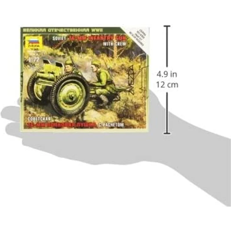 Zvezda Soviet 76-mm Gun 1:72 (6145) – Bild 3