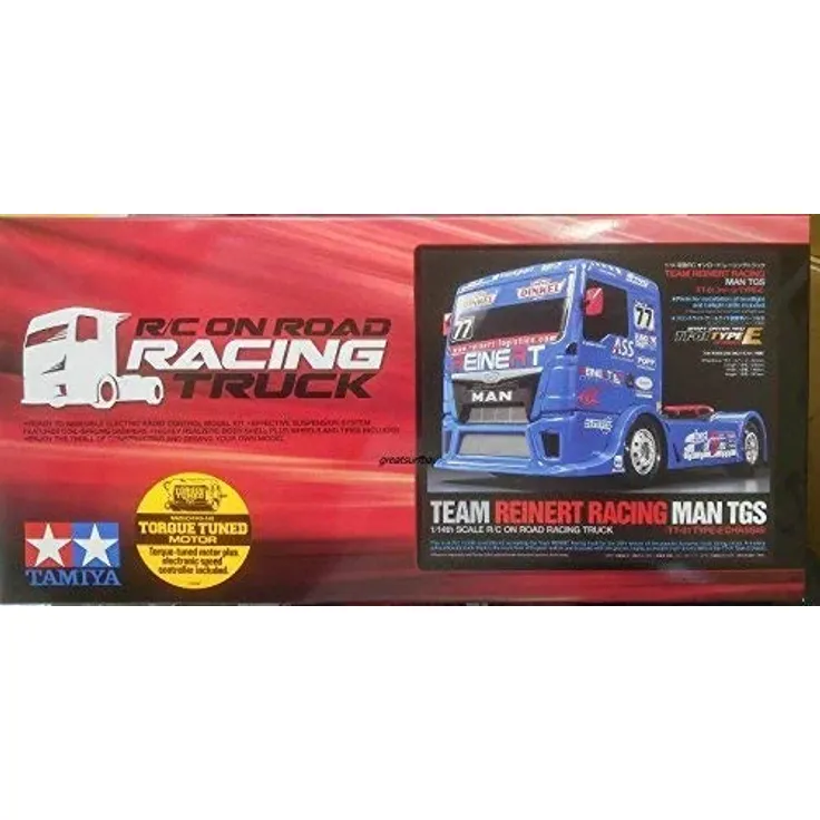 TAMIYA 58642' 1:14 RC Team Reinert Rac. Man TGS TT-01E Fahrzeug – Bild 3