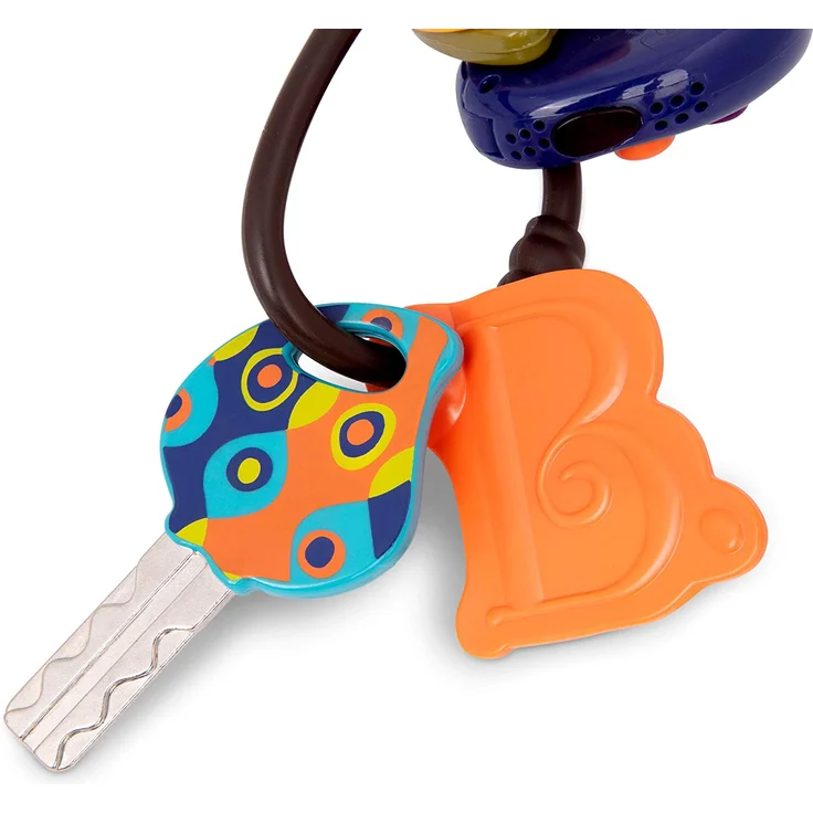 B. toys Luckeys Spielzeugschlüssel Blau für Kinder und Babys – Autoschlüssel Spielzeug mit Licht und Geräuschen Baby Spielzeug ab 10 Monaten – Bild 4