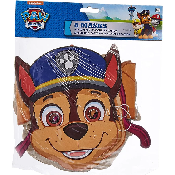 amscan 8 Masken Paw Patrol – Bild 1
