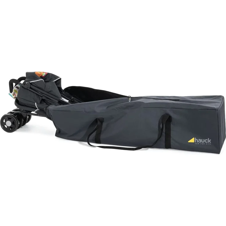 Hauck Bag Me, Transportasche, für Buggys, schmutzabweisendes, wasserabweisendes, strapazierfähiges Material, Schutztasche für Auto und Flugzeug, Buggytasche mit Trageriemen, grau, 115 x 31 x 31 cm – Bild 8