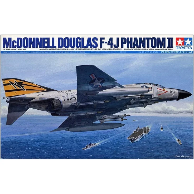 TAMIYA 300060306 1:32 Mc Donnell Douglas F-4J Phantom II – Bild 2
