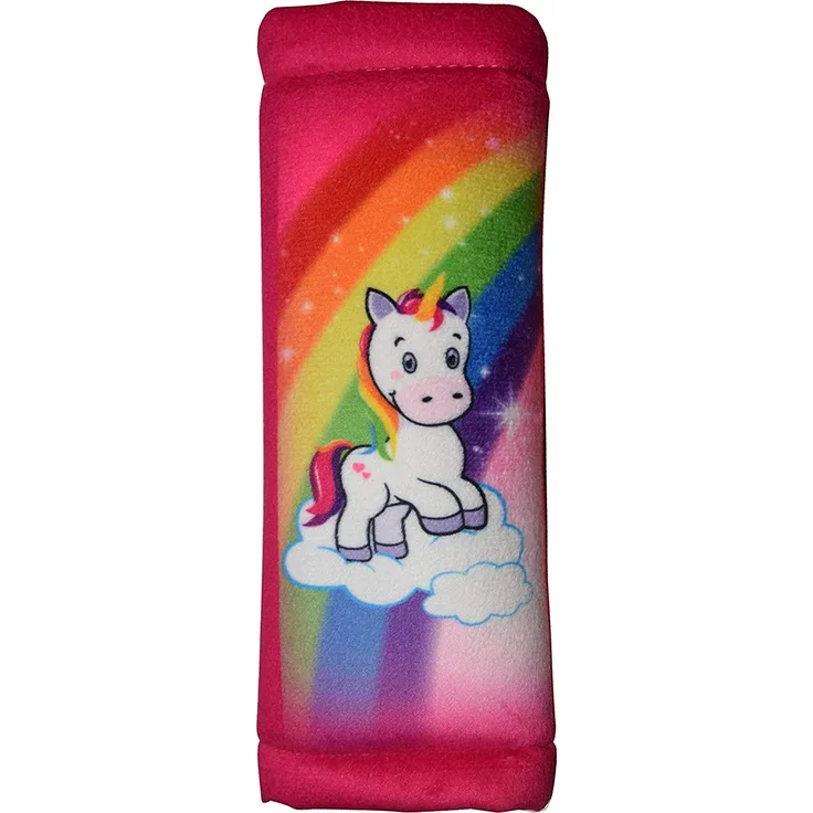 HiTS4KiDS 'Einhorn' Gurtpolster für Kinder, Gurtschoner, Schulterpolster, passend für Auto und Rucksack, Autozubehör für Mädchen