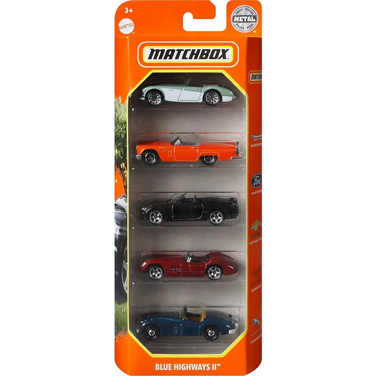 Mattel Matchbox C1817 5er-Geschenkset, 5 Fahrzeuge, zufällige Auswahl