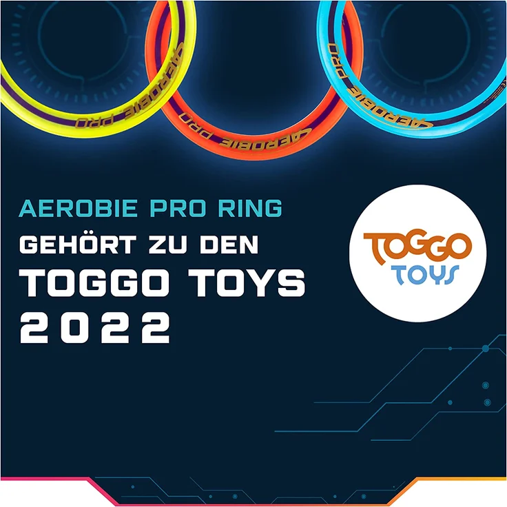 Aerobie Pro Flying Ring Wurfring mit Durchmesser 33 cm orange Frisbee 5 Jahr(e) – Bild 3