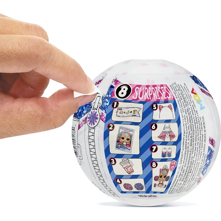 LOL Surprise All-Star BBs - Cheer Team - Sportliche Glitzerpuppe mit 8 Überraschungen und Modeaccessoires - All-Star BBs Serie 2 - Sammlerpuppen für Mädchen ab 3 Jahren – Bild 3