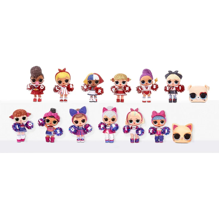 LOL Surprise All-Star BBs - Cheer Team - Sportliche Glitzerpuppe mit 8 Überraschungen und Modeaccessoires - All-Star BBs Serie 2 - Sammlerpuppen für Mädchen ab 3 Jahren – Bild 6