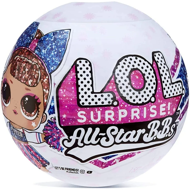 LOL Surprise All-Star BBs - Cheer Team - Sportliche Glitzerpuppe mit 8 Überraschungen und Modeaccessoires - All-Star BBs Serie 2 - Sammlerpuppen für Mädchen ab 3 Jahren – Bild 1
