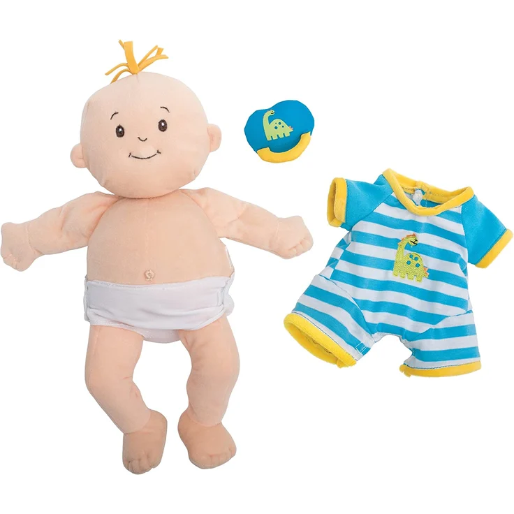 Manhattan Toy Baby Stella Boy weiches erstes Babypuppe für Alter ab 1 Jahr, 15 – Bild 3