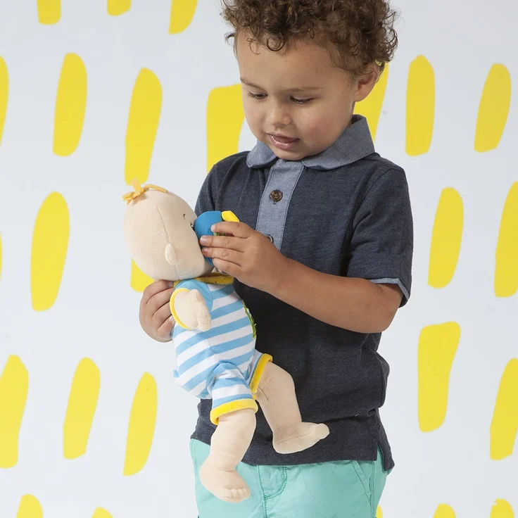 Manhattan Toy Baby Stella Boy weiches erstes Babypuppe für Alter ab 1 Jahr, 15 – Bild 5