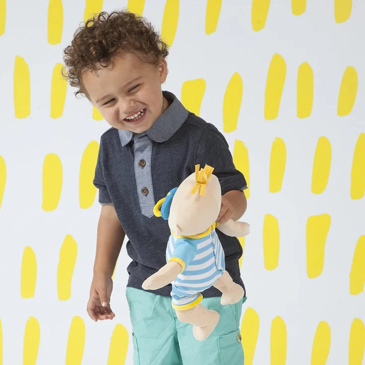Manhattan Toy Baby Stella Boy weiches erstes Babypuppe für Alter ab 1 Jahr, 15 – Bild 6