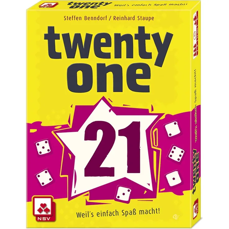 NSV '21 - Twenty One' Würfelspiel, ab 8 Jahren, 2-6 Spieler