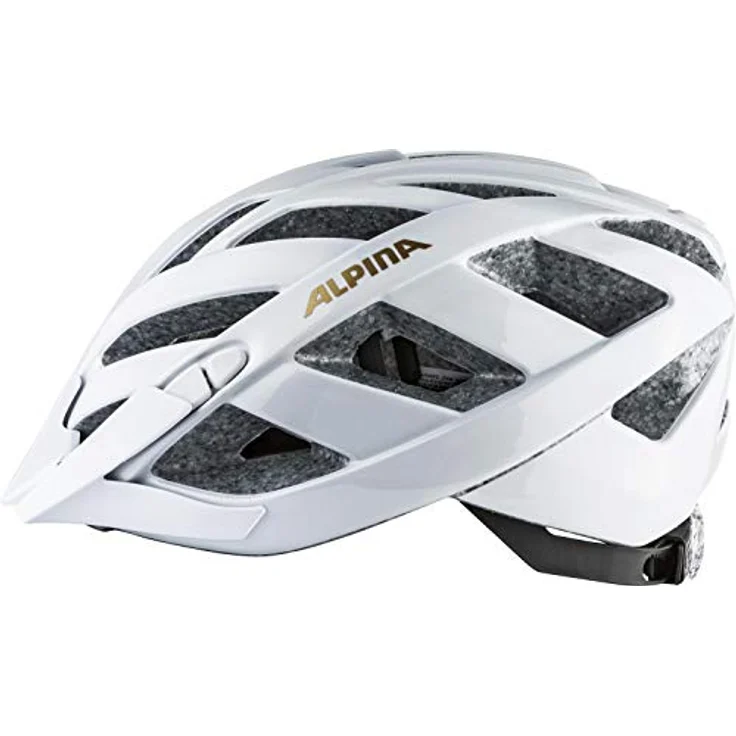 Alpina Panoma Classic White - Prosecco, Größe 52 - 57 cm - Fahrradhelm, Farbe Weiß – Bild 3