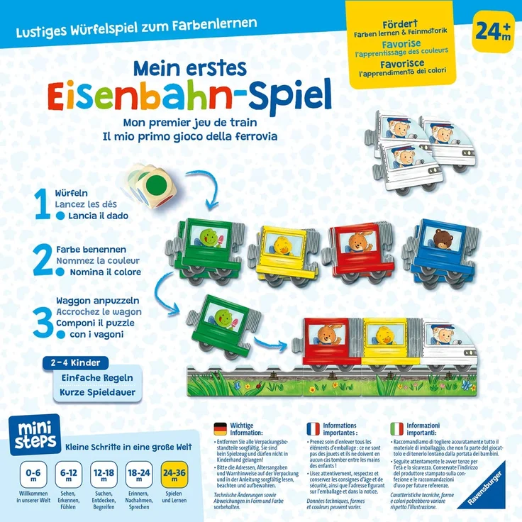 Ravensburger Mein erstes Eisenbahn-Spiel – Bild 2