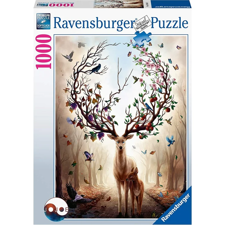 Ravensburger Puzzle 1000 Teile Magischer Hirsch – Bild 1