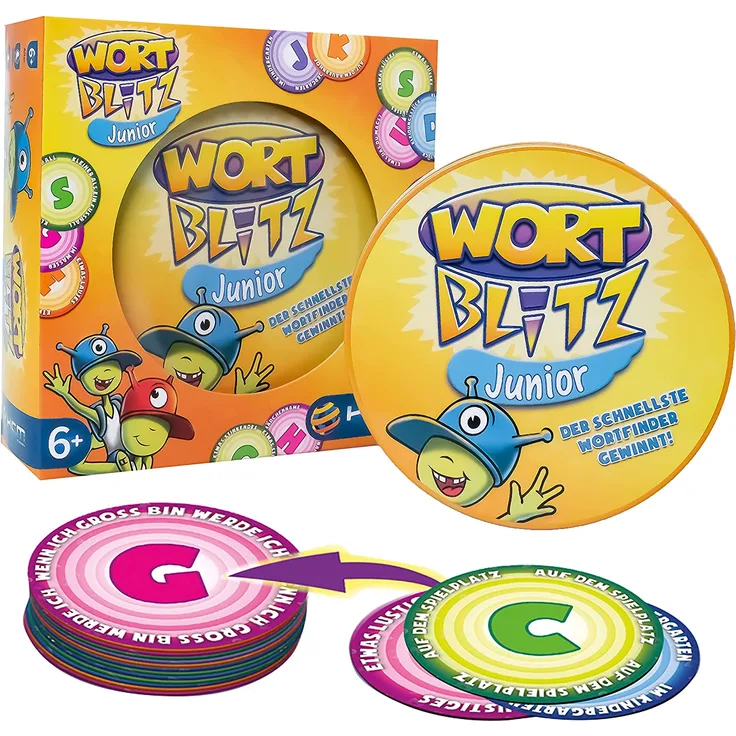HCM Kinzel - Wortblitz Junior Kartenspiel