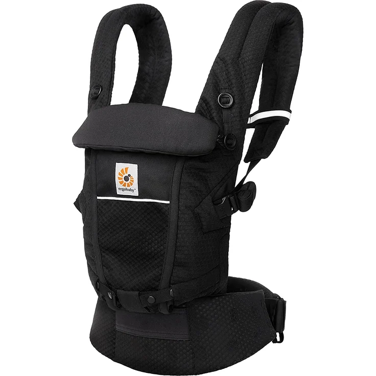 Ergobaby Adapt Softflex Mesh Babytrage Onyx Black – Bild 1
