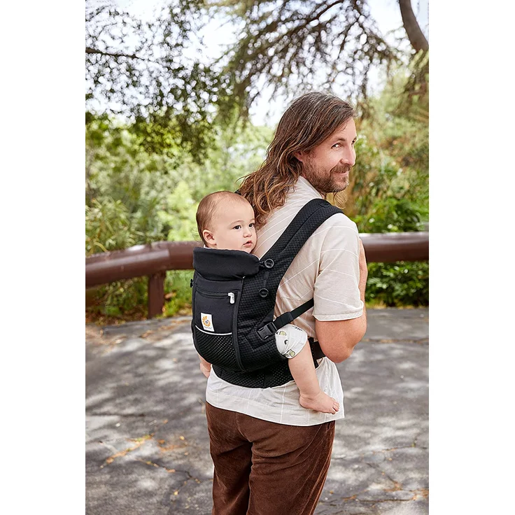 Ergobaby Adapt Softflex Mesh Babytrage Onyx Black – Bild 3
